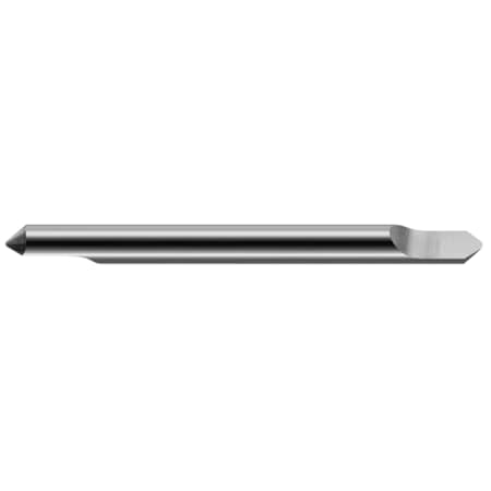 HARVEY TOOL Engraving Cutter - Tip Radius - Double-Ended, 0.1250", Shank Dia.: 1/8" 835008